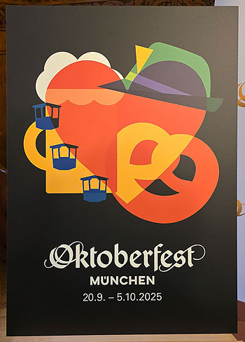 Oktoberfest-Plakatwettbewerb 2025: 2. Preis: Franziska Hofbauer (©Foto: Stefan Rescher)